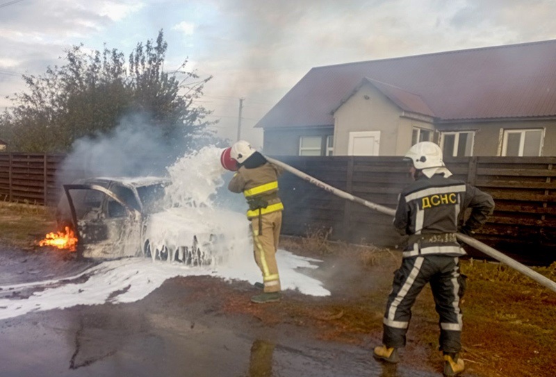 У Великих Пріцьках на Київщині горів автомобіль