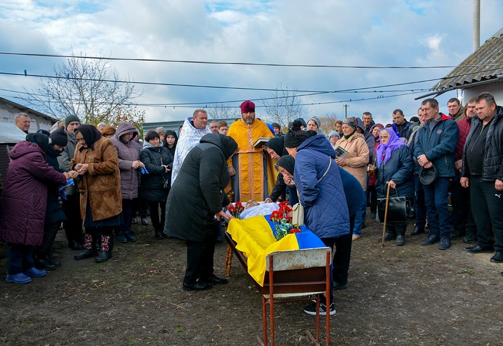 Похорни воїна Віталія Тищенка в Шпендівці на Кагарличчині 1