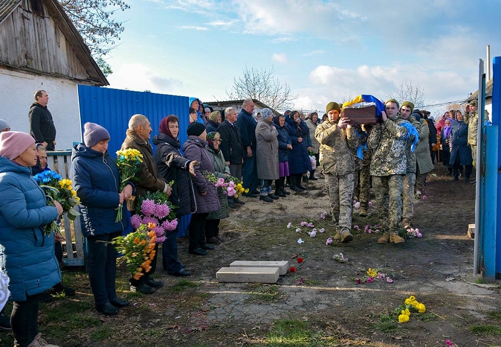 Похорни воїна Віталія Тищенка в Шпендівці на Кагарличчині 3