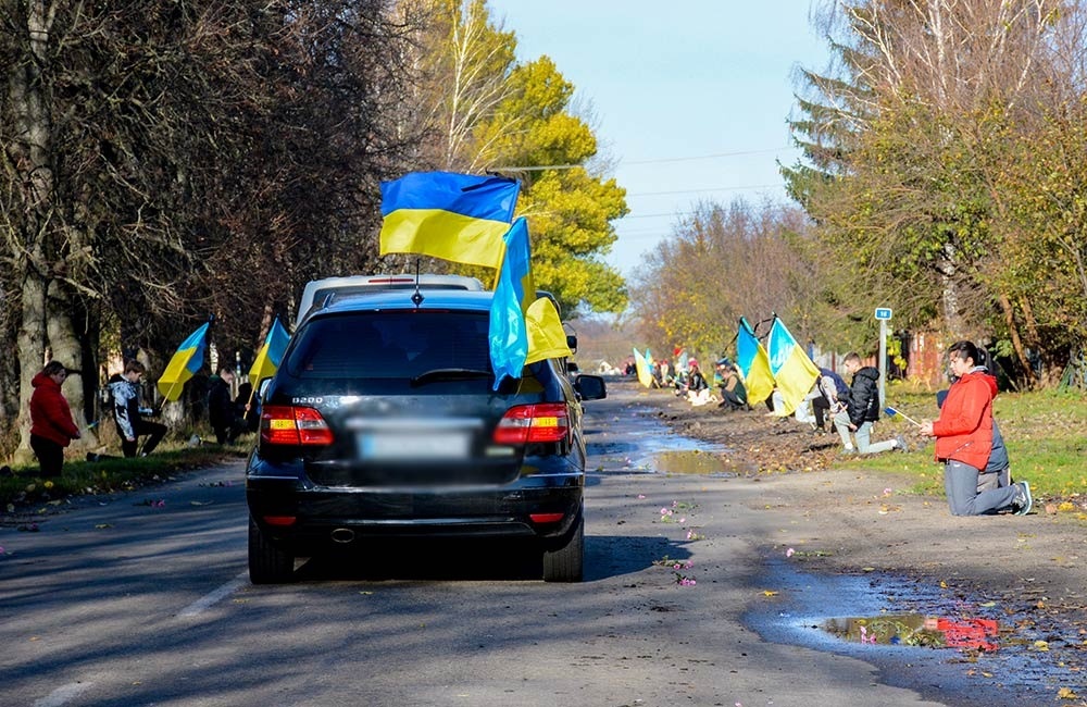 Похорни воїна Євгена Глушка в Сущанах на Кагарличчині 1