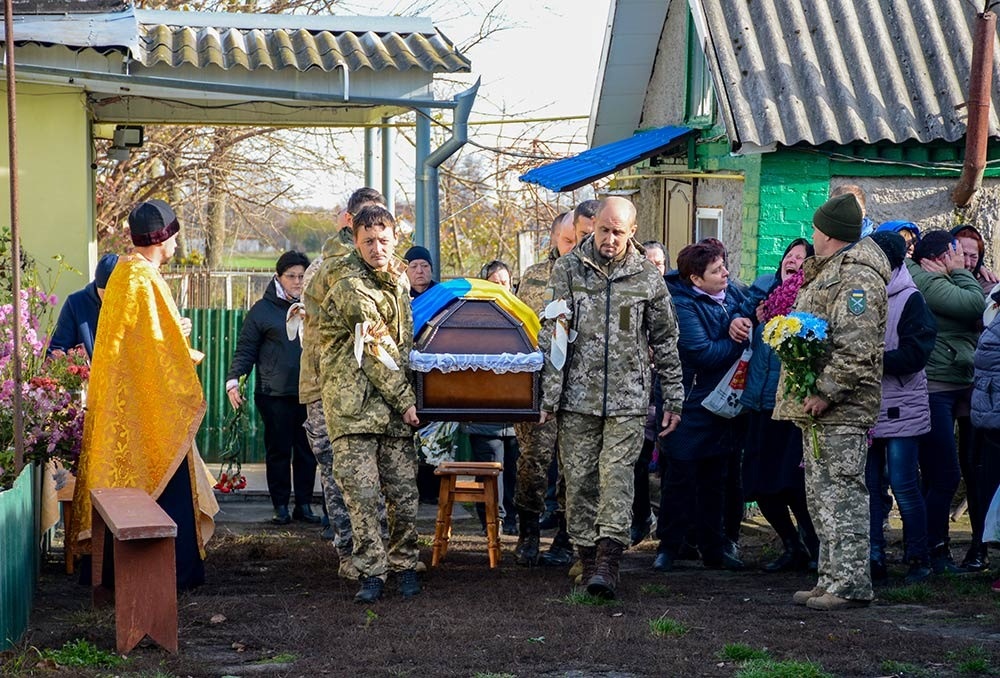 Похорни воїна Євгена Глушка в Сущанах на Кагарличчині 3