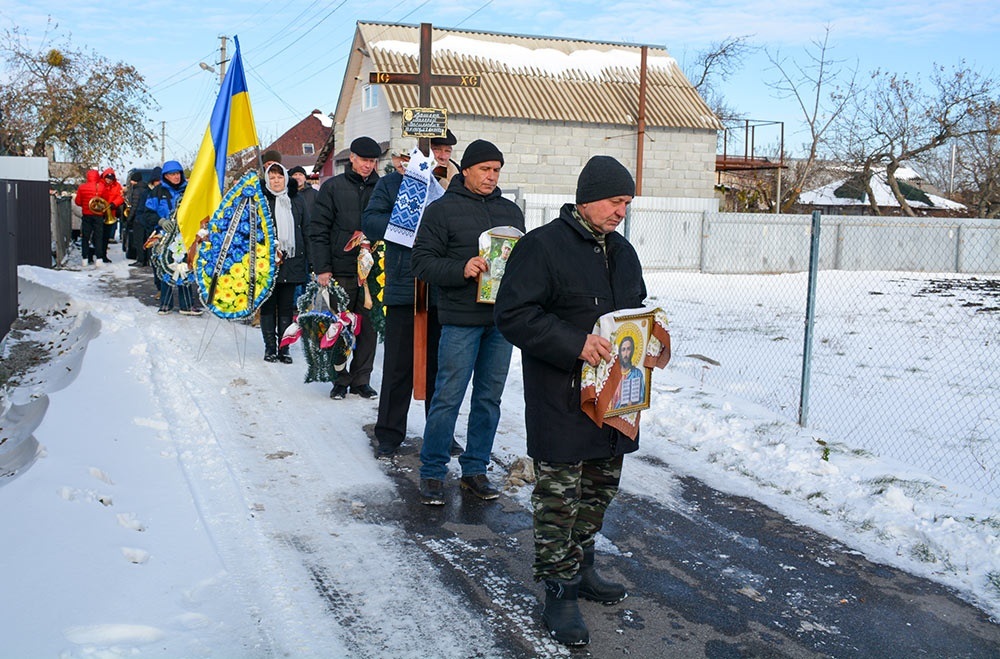 Похорони воїна Валерія Вашеки в Кагарлику 3