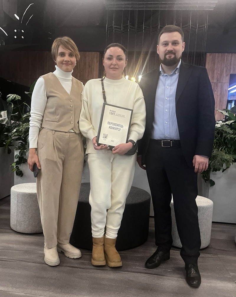 Переможниця конкурсу Роби своє з Kurator з Таращі