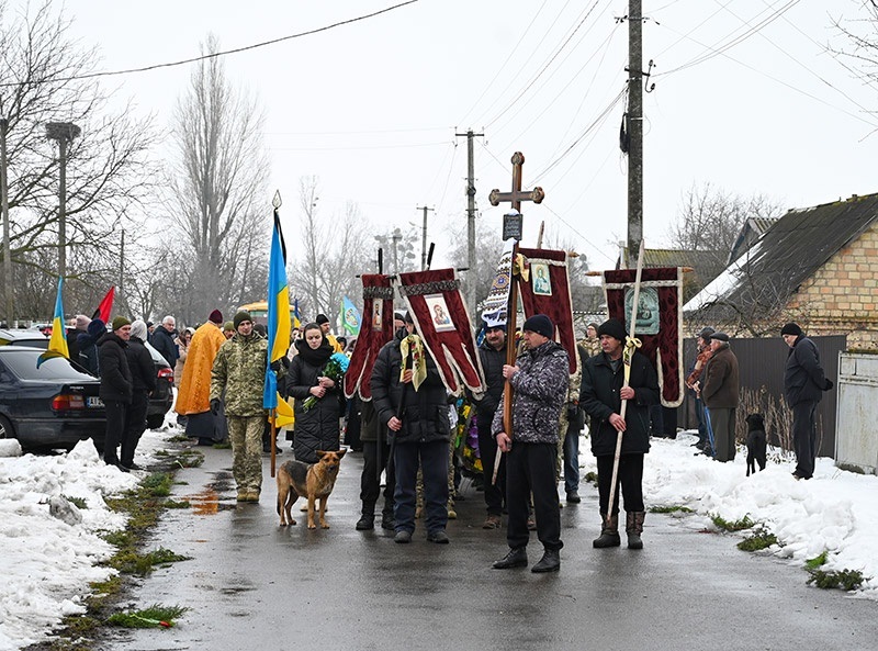 Похорон воїна із Сущан, що на Кагарличчині Анатолія Литвина 6