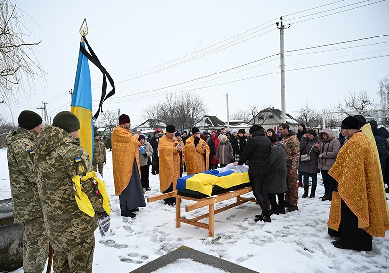 Похорон воїна із Сущан, що на Кагарличчині Анатолія Литвина 10