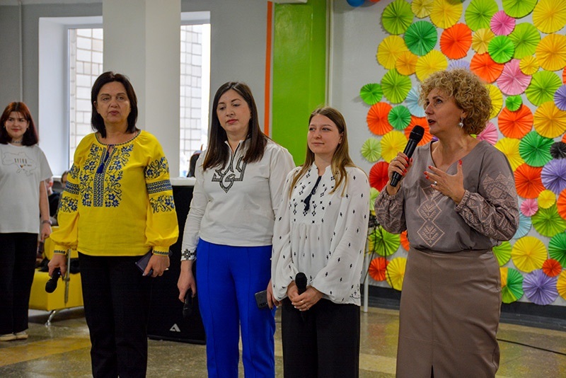 Презентація відкритого простору «Двіжок» у Кагарлицькому ліцеї №3 директорка