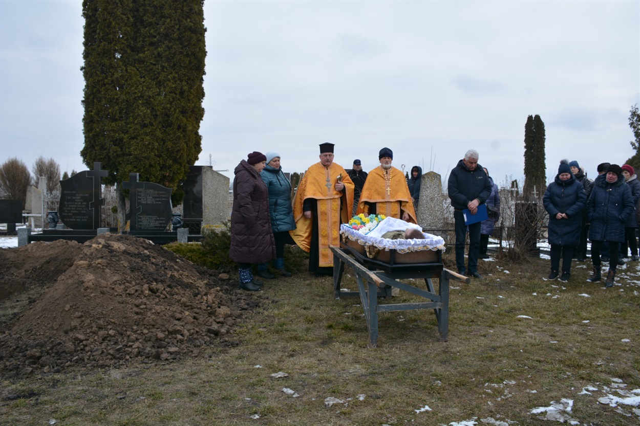 У Кагарлику поховали загиблого воїна Леоніда Реву