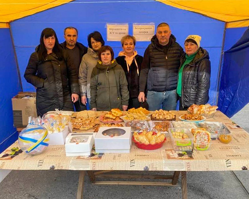 Організатори благодійного ярмарку в Кагарлику
