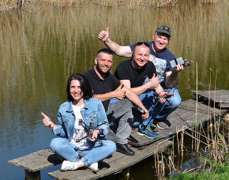 Команда «КаDRON» на випробуваннях своїх виробів