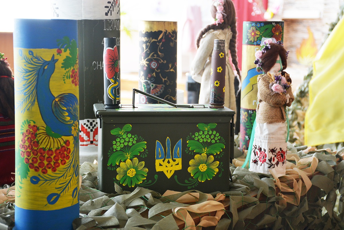 Виставка розмальованих бойових гільз «Пам’ять Героїв» в Кагарлику