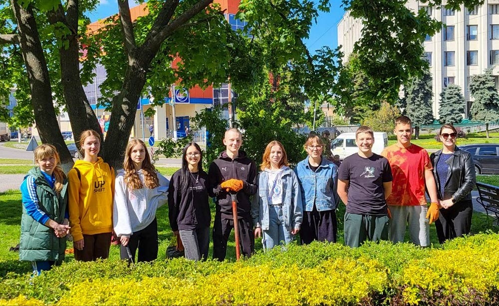 Учасники акції в Кагарлику