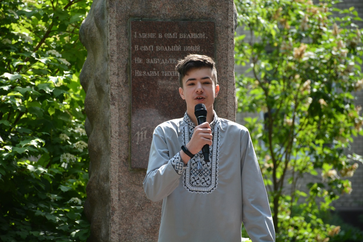Під час урочистостей в Кагарлику з нагоди річниці перепоховання Тараса Шевченка