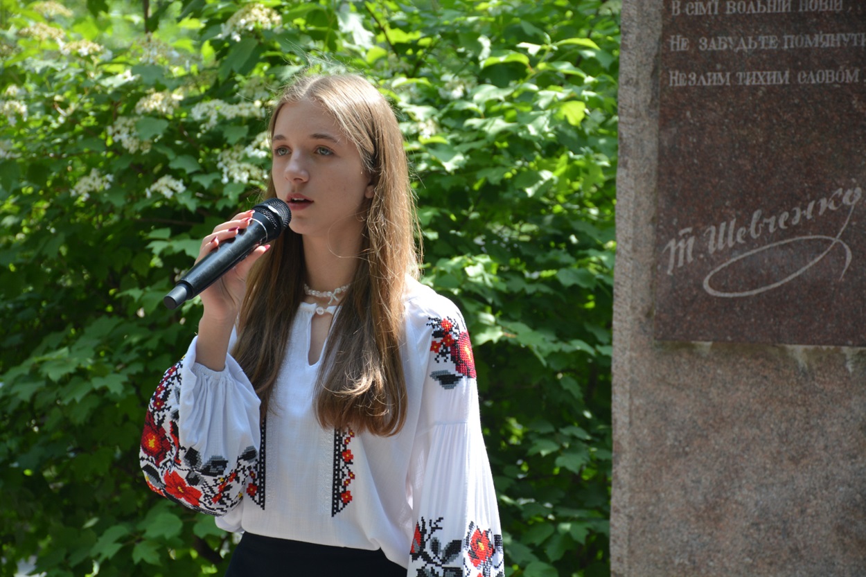 Під час урочистостей в Кагарлику з нагоди річниці перепоховання Тараса Шевченка