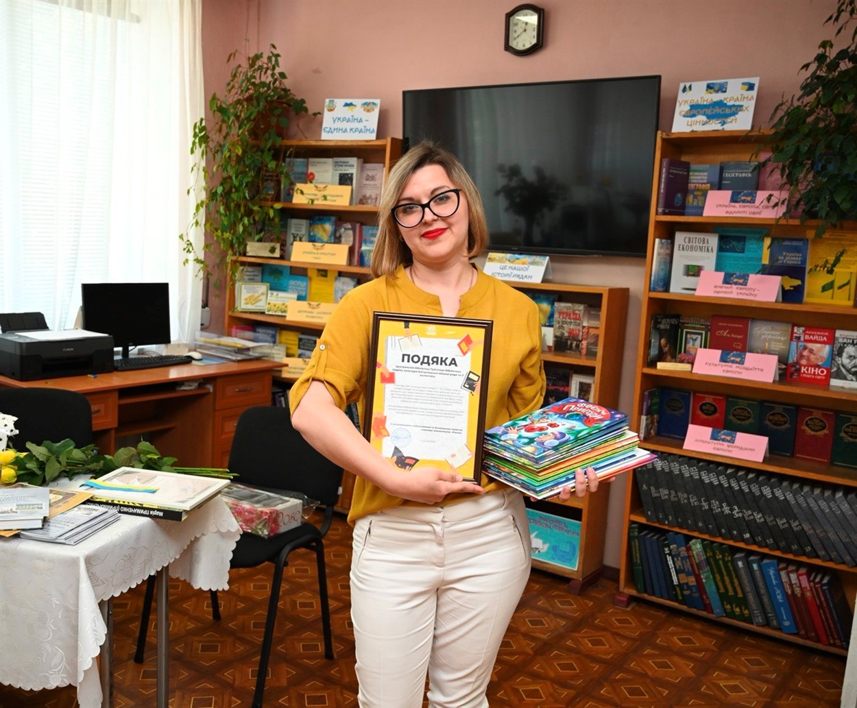 Центральній бібліотеці в Кагарлику 100 років 20