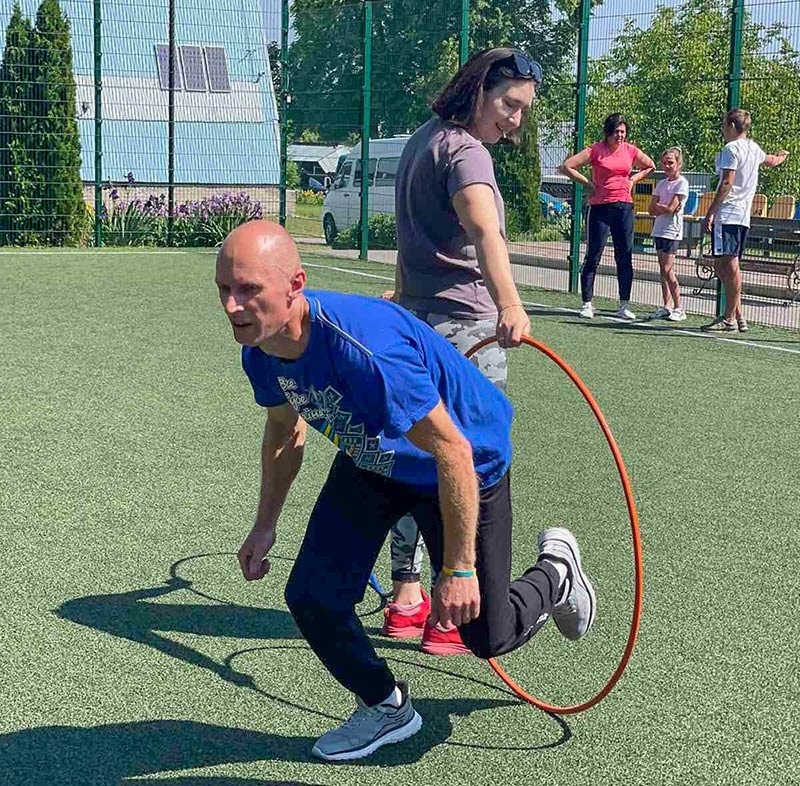 Спортивні змагання «Тато, мама і я – спортивна сім’я" в Кагарлику 1