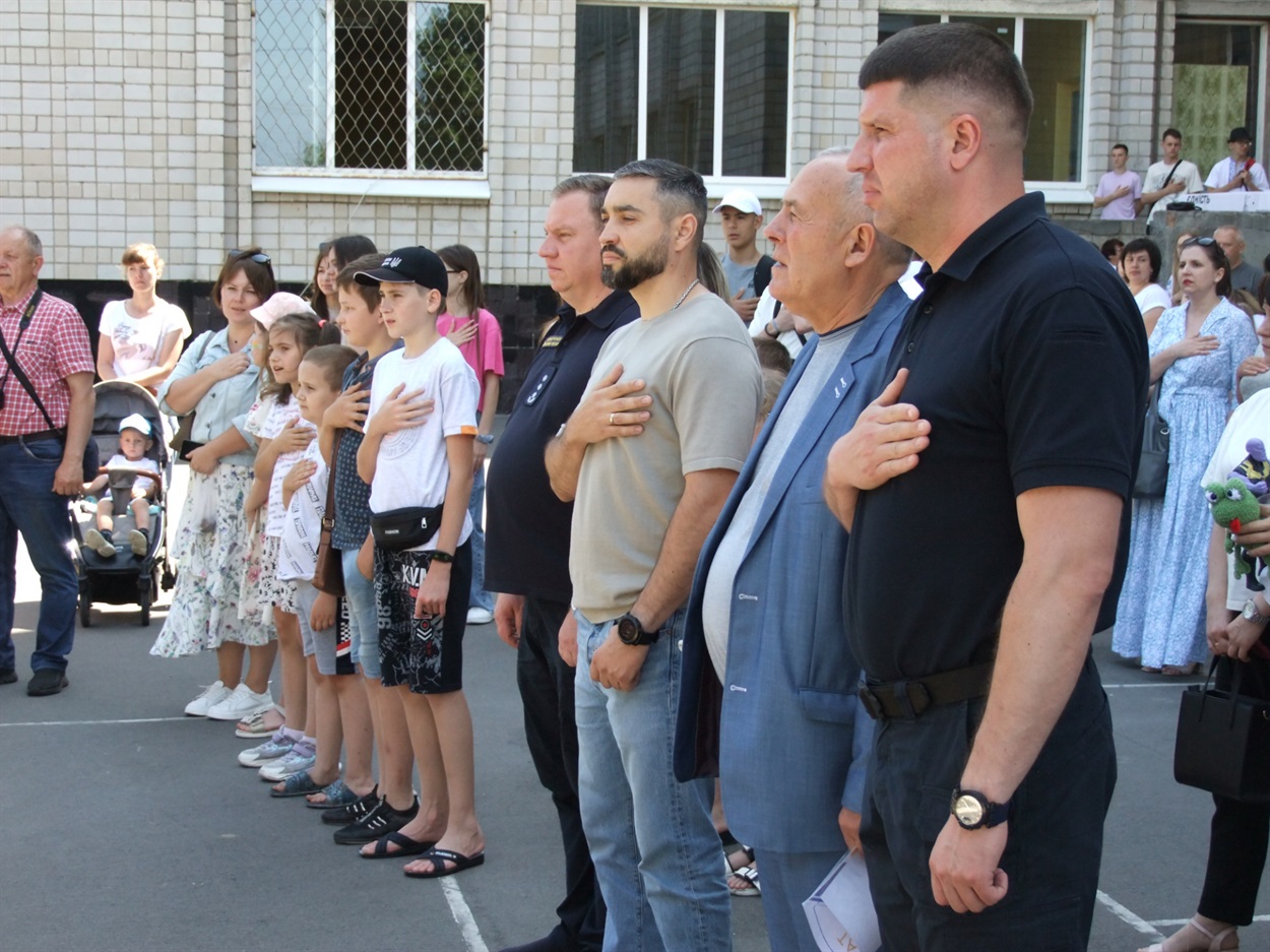 Під час відкриття "Території #Змін" у Кагарлицькому ліцеї №3