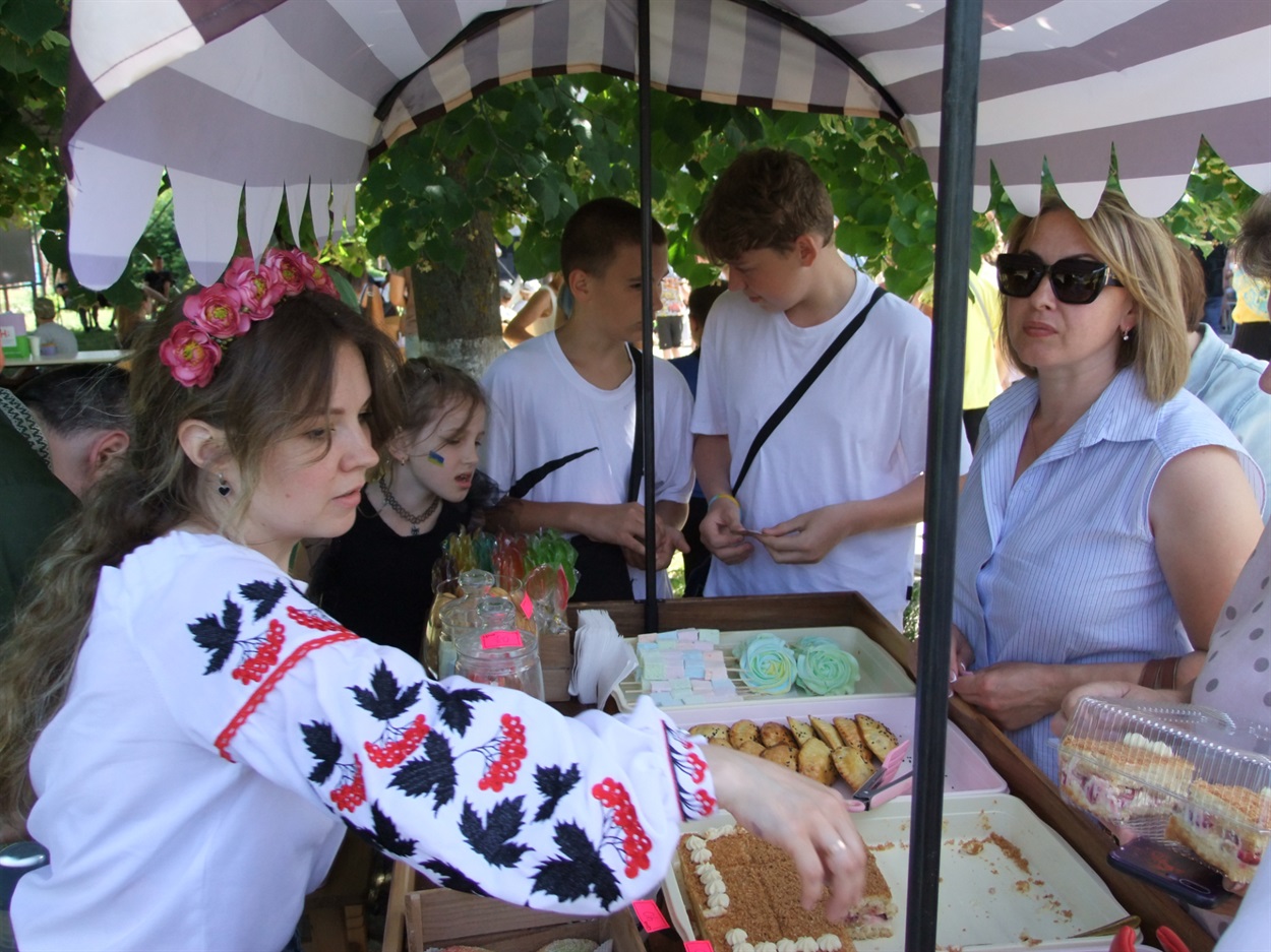 Під час відкриття "Території #Змін" у Кагарлицькому ліцеї №3