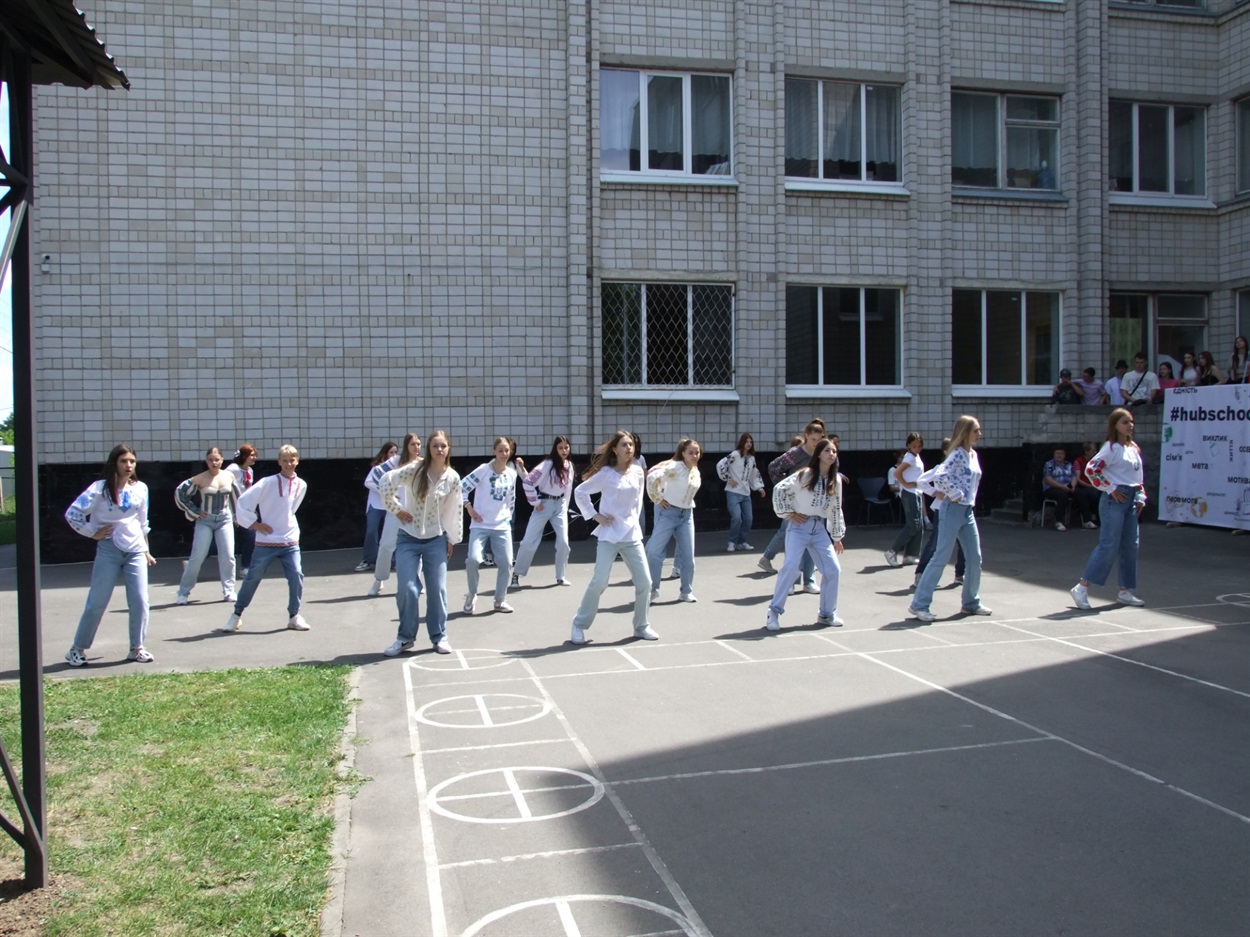 Під час відкриття "Території #Змін" у Кагарлицькому ліцеї №3