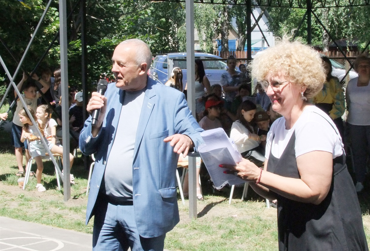 Під час відкриття "Території #Змін" у Кагарлицькому ліцеї №3