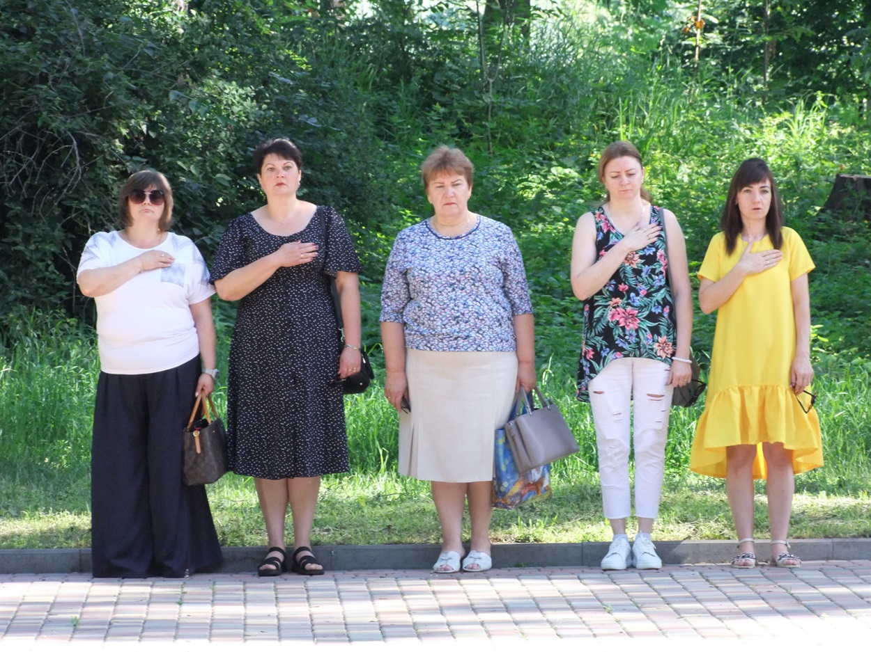 Вшанування пам'яті жертв війни біля Меморіалу слави у Кагарлику