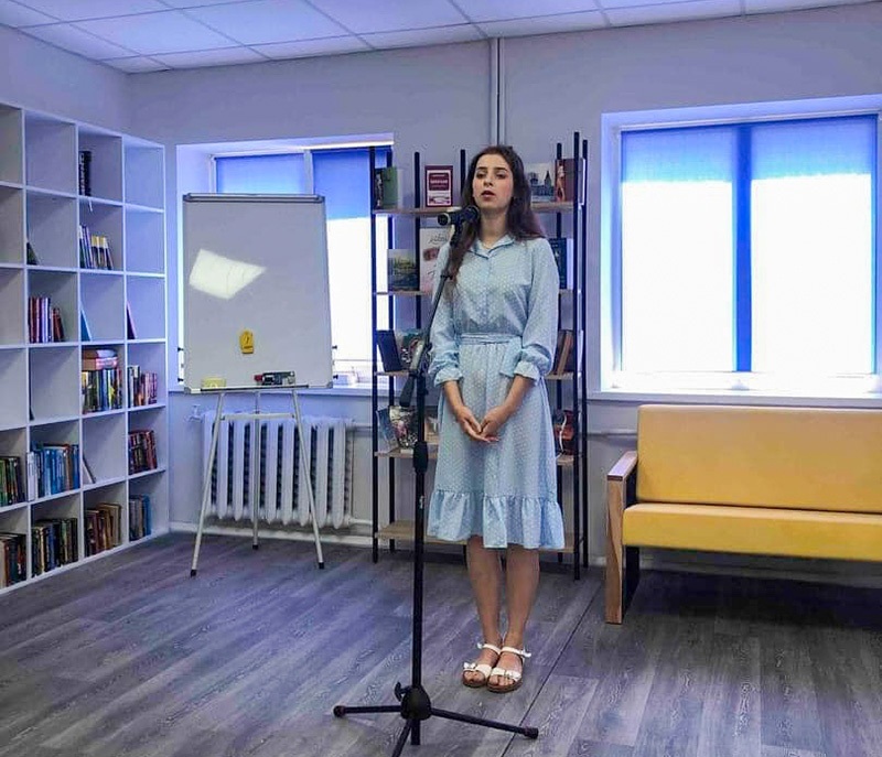Під час відкриття літературного простору "Бібліохаб" у Ржищеві 2