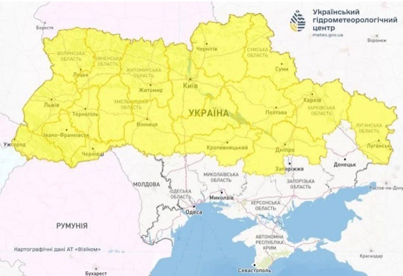 30 липня на переважній території України посилиться вітер