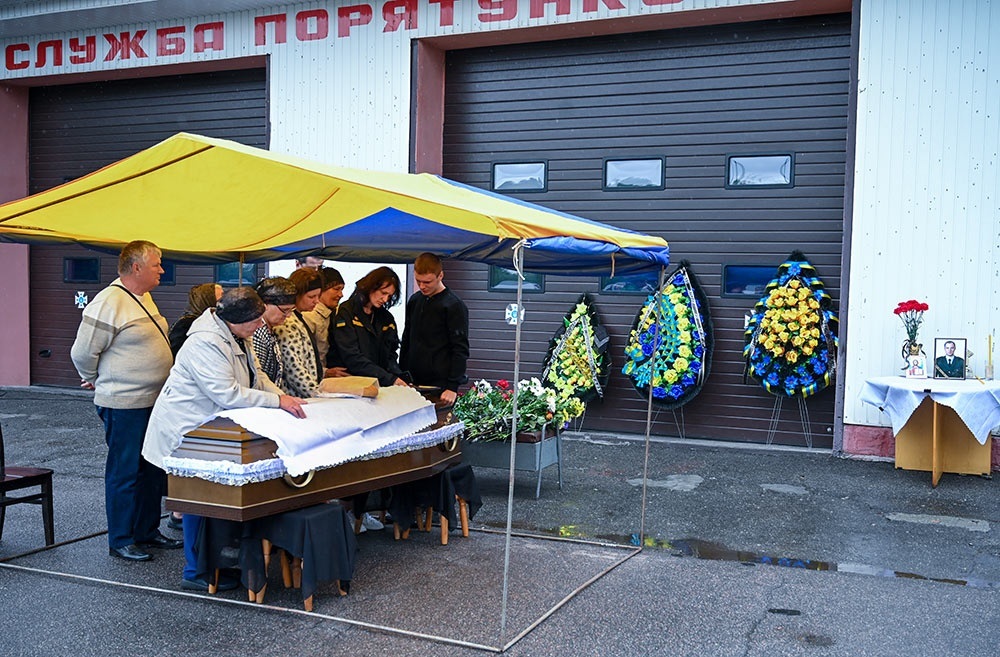 У Кагарлику поховали загиблого пожежника Федора Бойка 7