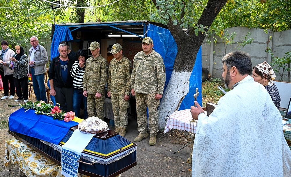 У Гороховому провели в останню путь воїнку-захисницю Лідію Гребенюк 4