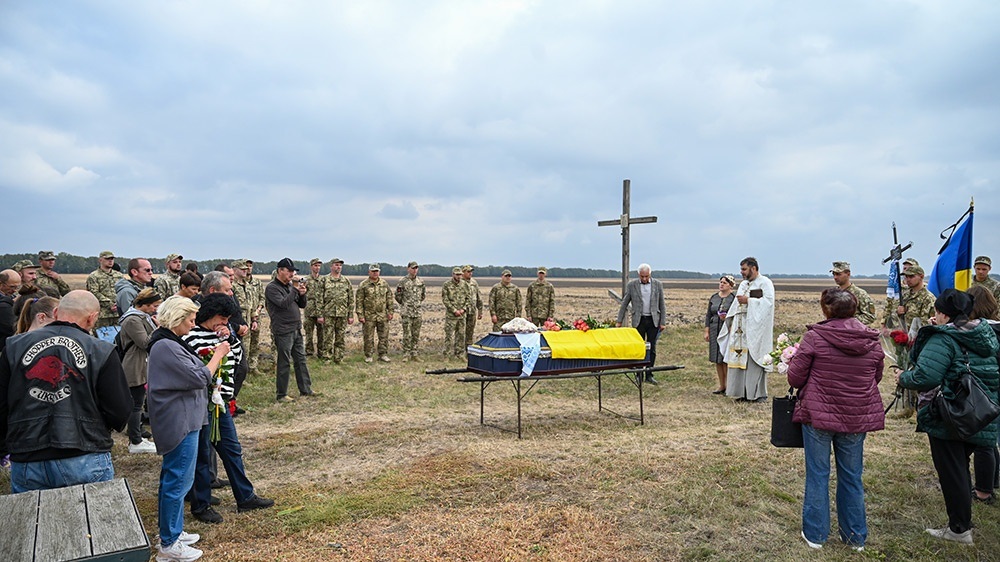 У Гороховому провели в останню путь воїнку-захисницю Лідію Гребенюк 9