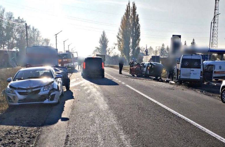 ДТП на в'їзді до Кагарлика з боку Києва