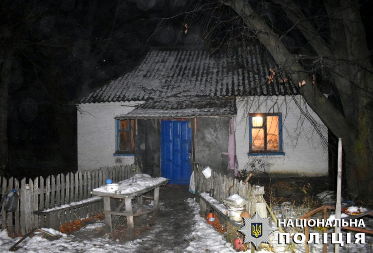 В цій хаті син вбив свою матір в Леонівці на Кагарличчині