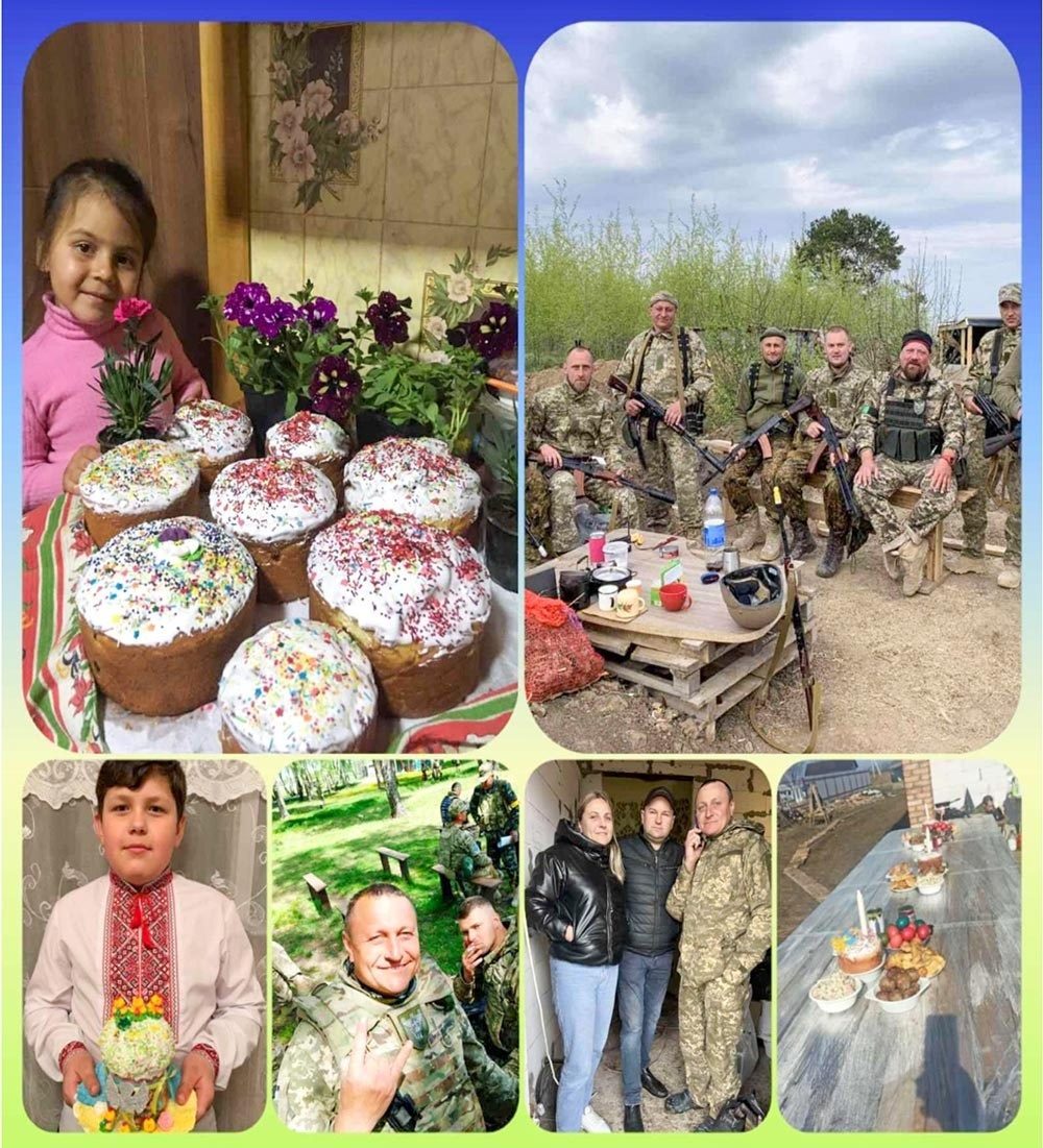 Великодній кошик для захисників від жителів Демівщини на Кагарличчині