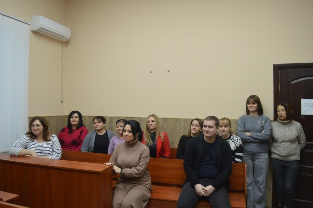 Працівники Кагарлицького суду під час урочистостей