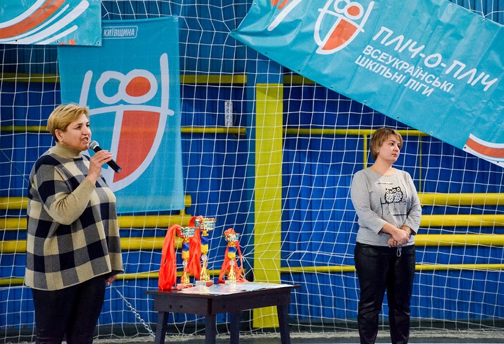 Учасників змагань вітає заступниця Кагарлицького міського голови Любов Коваль