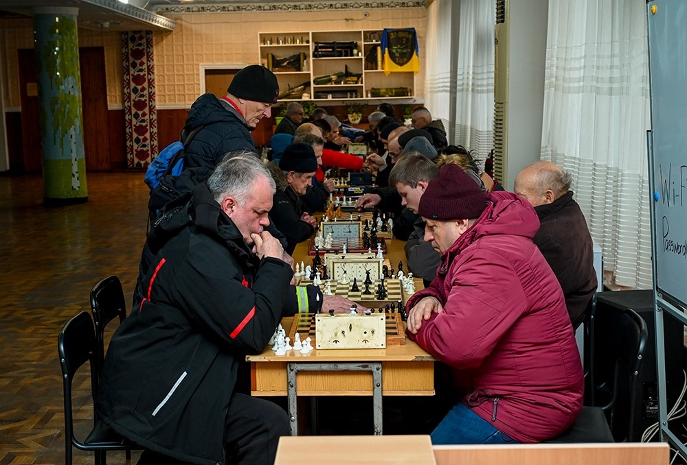 Під час шахового турніру пам'яті Петра Коваля у Кагарлику  у 2024 році 1