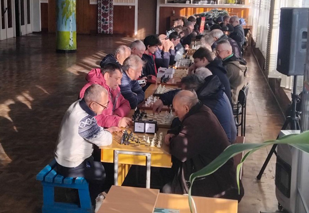 Під час новорічного шахового турніру в Кагарлику