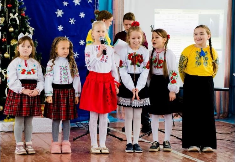 Вітання під час нагородження кращих учнів Кагарлицького ліцею №2