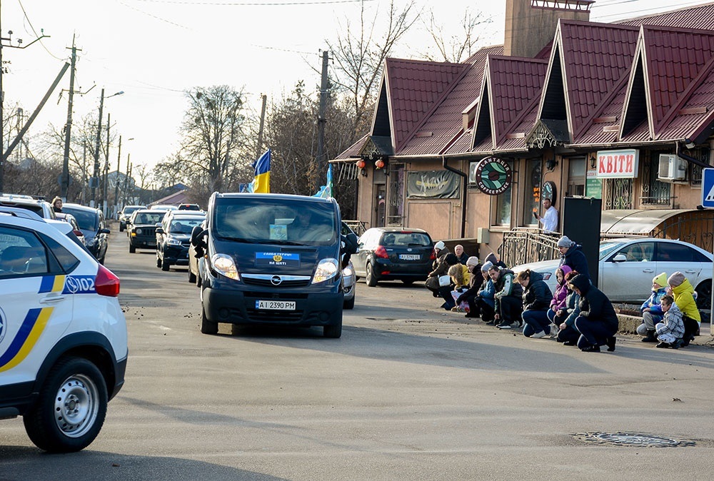 Кагарлик прощається з воїном Дмитром Кас'яновим 1