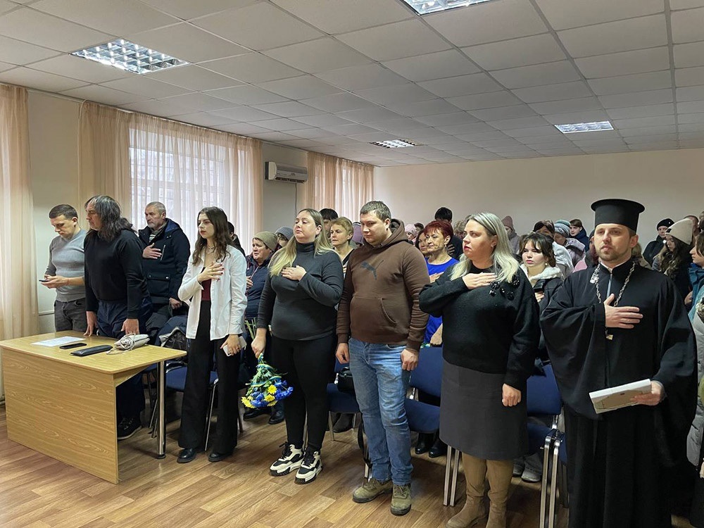 Під час заходів з нагоди Дня Соборності України: звучить Гімн