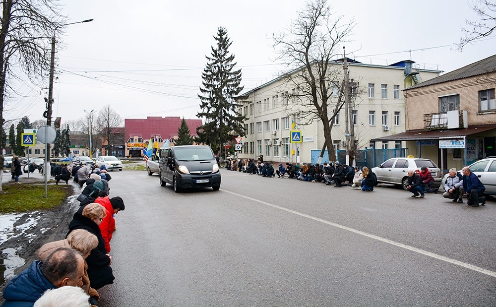 Кагарлик прощається з воїном Олександром Полтораком