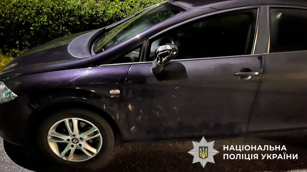 Seat Leon після ДТП в Кагарлику