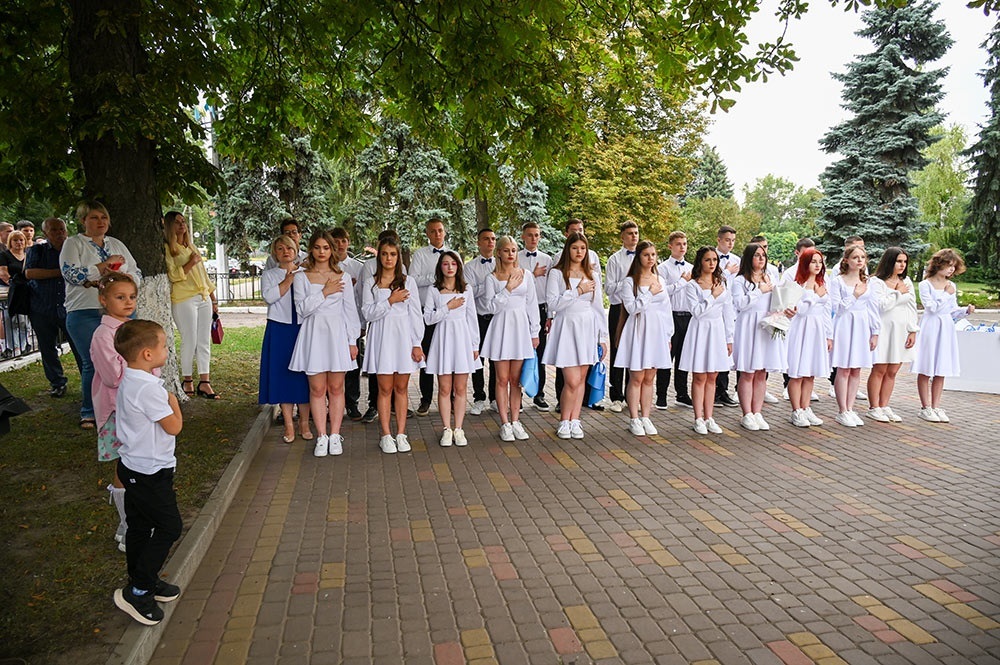 Свято Першого дзвоника у Кагарлицькому ліцеї №1. 2025 рік