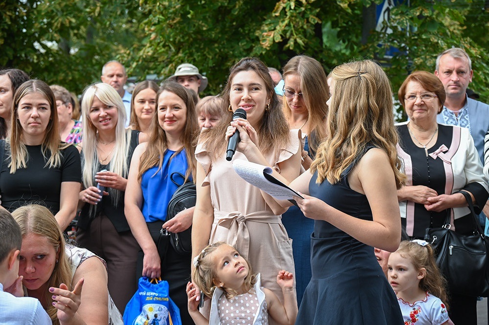 Свято Першого дзвоника у Кагарлицькому ліцеї №1. 2025 рік