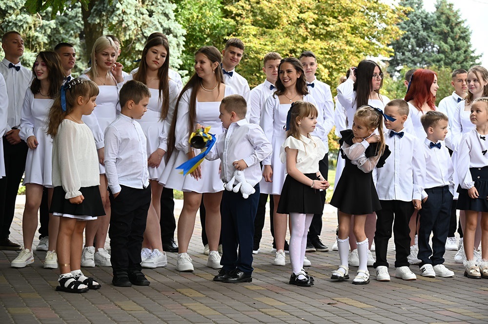 Свято Першого дзвоника у Кагарлицькому ліцеї №1. 2025 рік