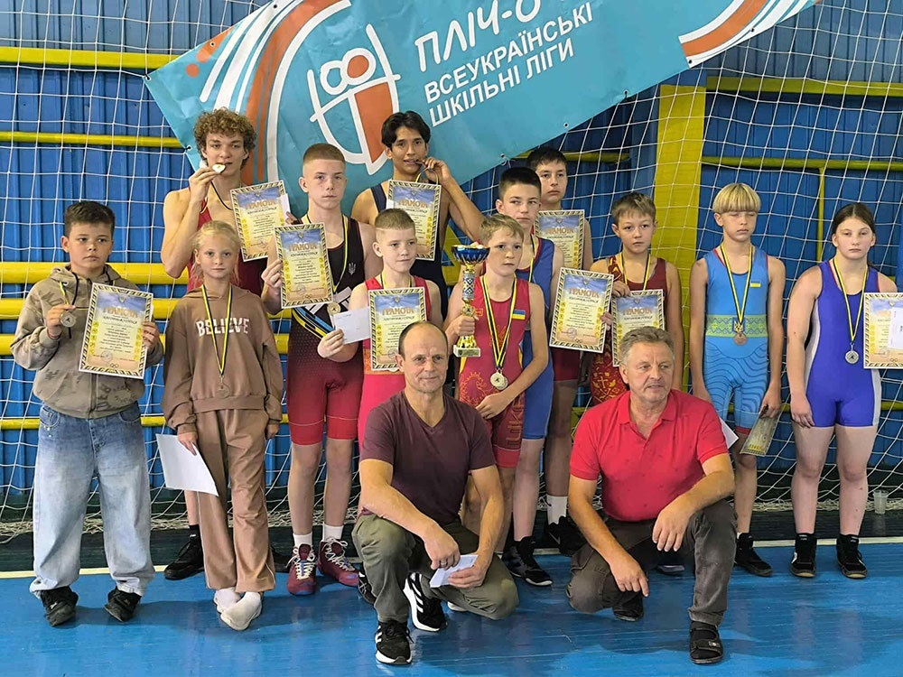 Команда Кагарлицької ДЮСШ - переможець Відкритого турніру Кагарлицької міськради із вільної боротьби
