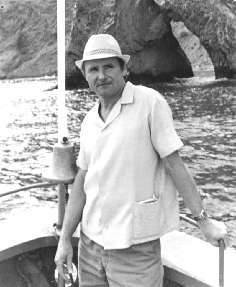 Борис Дегтярьов під час відпочинку у Криму