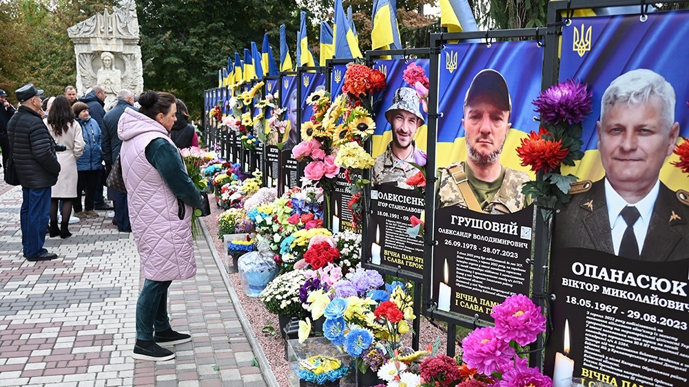 Відкриття банерів на Алеї Слави вКагарлику 1 жовтня 2025 - 2