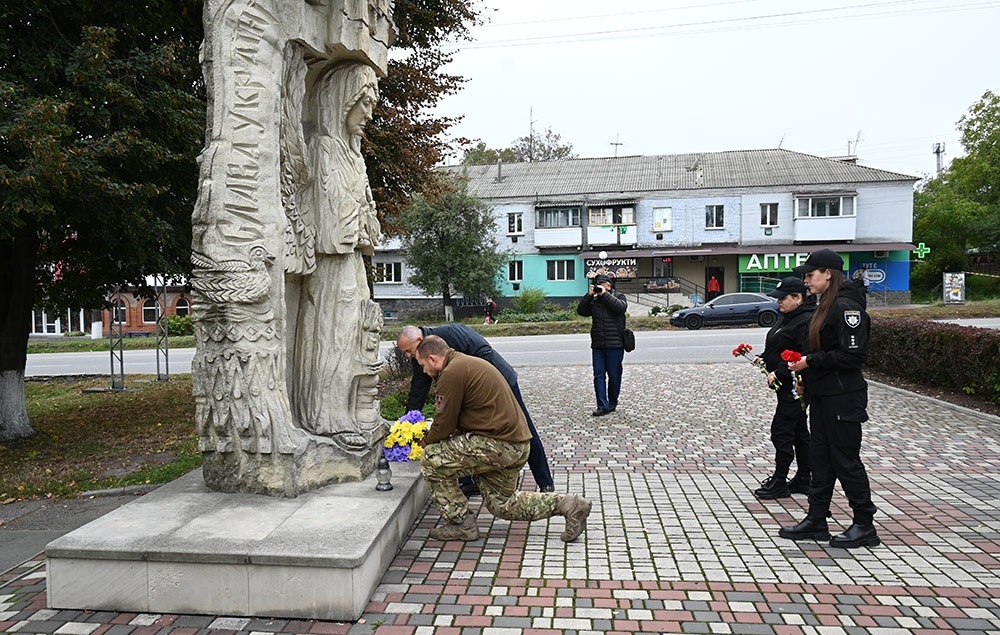 Відкриття банерів на Алеї Слави вКагарлику 1 жовтня 2025 - 3