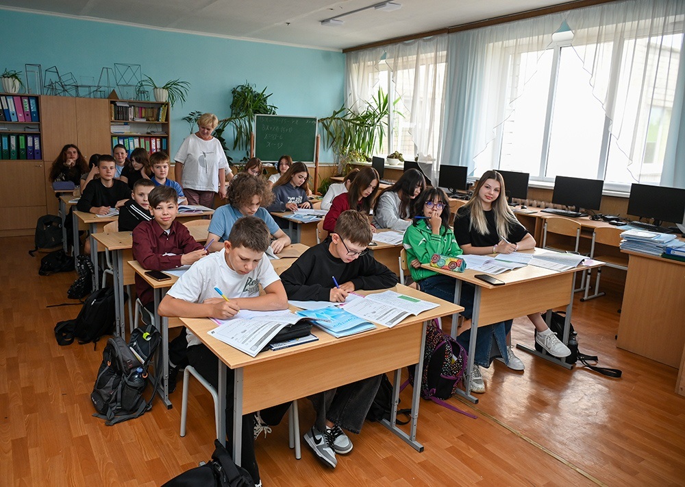 8-В клас. Ці учні через два роки вже навчатимуться у Кагарлицькому академічному ліцеї