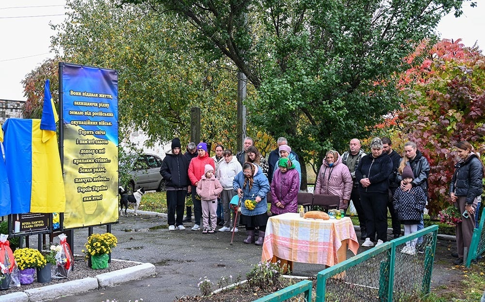 У селі Горохуватка на Кагарличчині відкрили Алею Слави та Пам'яті 2